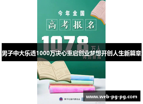 男子中大乐透1000万决心重启创业梦想开创人生新篇章